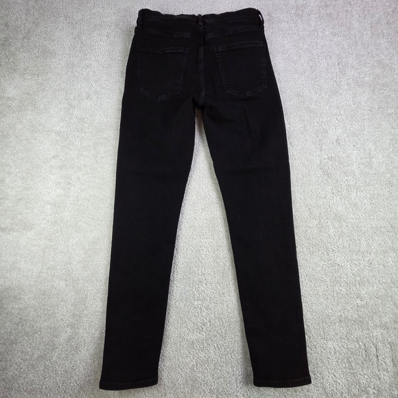 AGOLDE Sophie Mid Rise Ankle Skinny Jeans Women's Size 28 Black - Picture 2 of 8